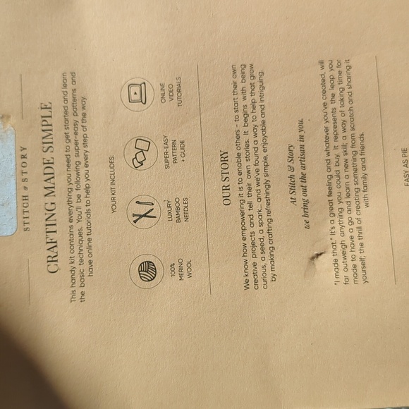 Stitch & Story Chunky Cable Headband Knitting Kit Merino - Picture 6 of 7